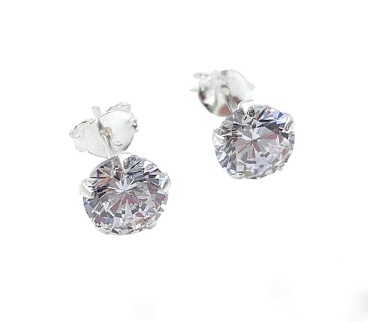 Silver stud Earrings