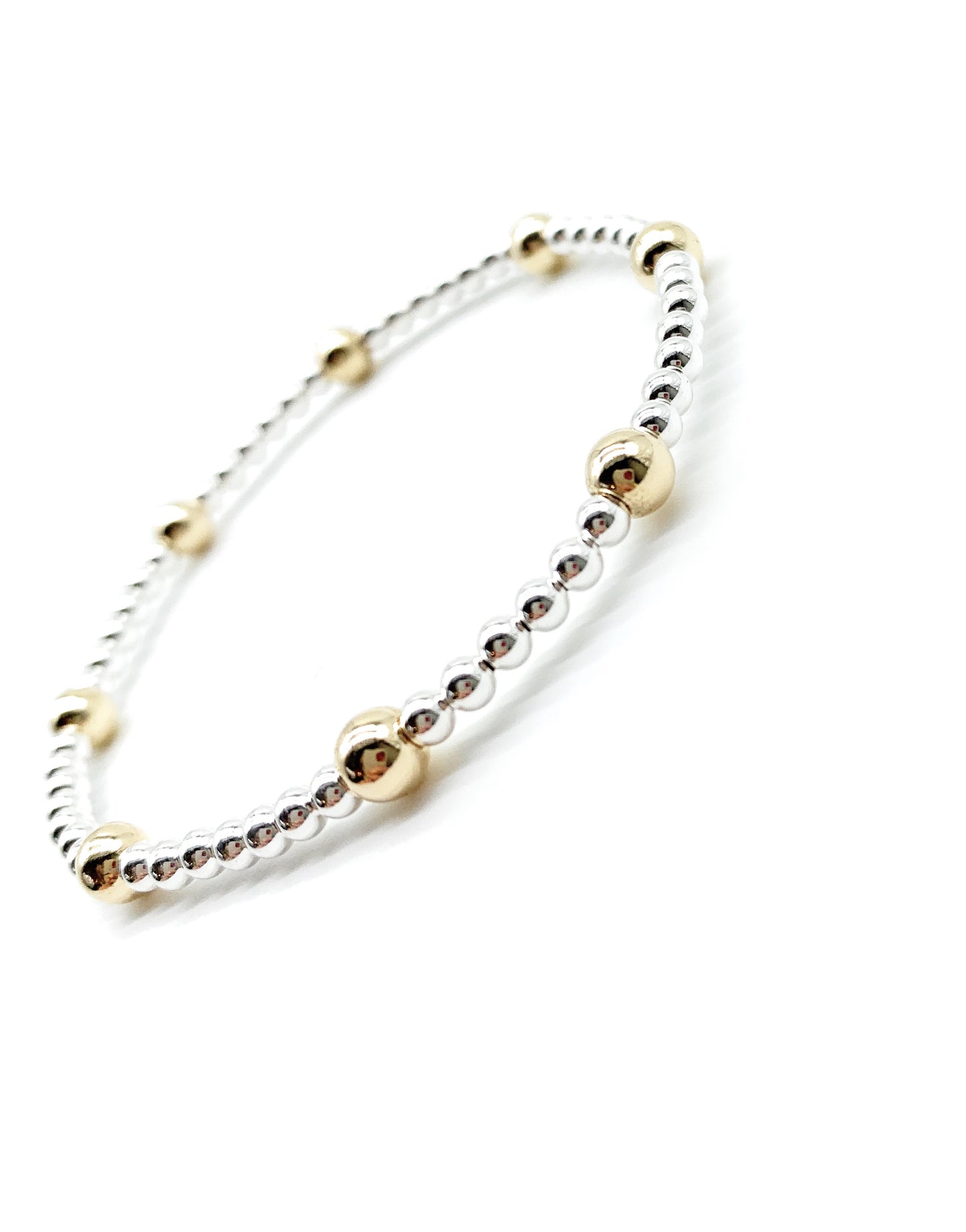 Gold Bead Bracelet