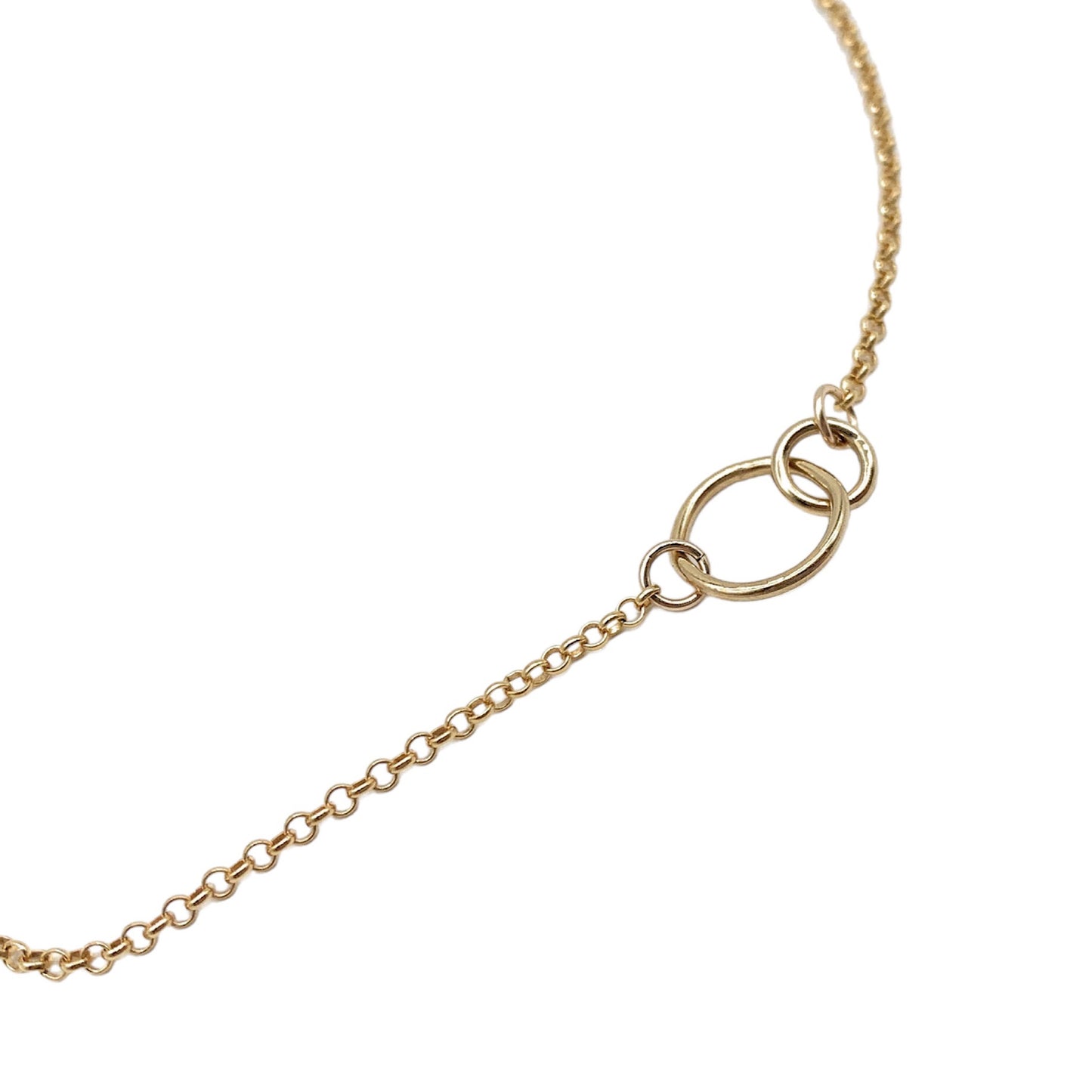 Gold choker necklace