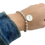 Silver Inital bracelet