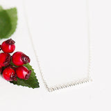 Dainty ball necklace