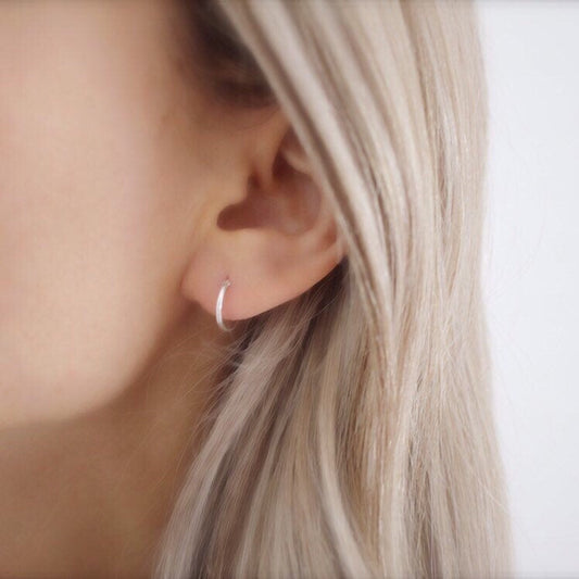 Tiny Hoops - Savi Jewelry