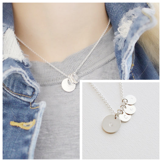 Dainty Letter Necklace - Savi Jewelry